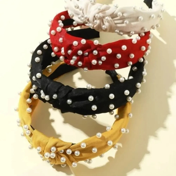 Pearl Headband‎ Set NEW - Picture 1 of 7